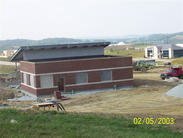 View of Transfer Center under construction