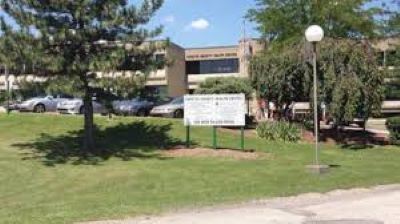 Photograph of the front of the Fayette County Health Center