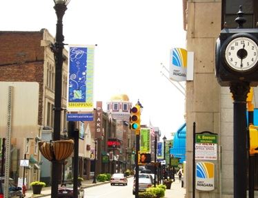 Main Street and Clock