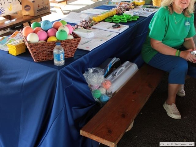 Table with Materials and Toys