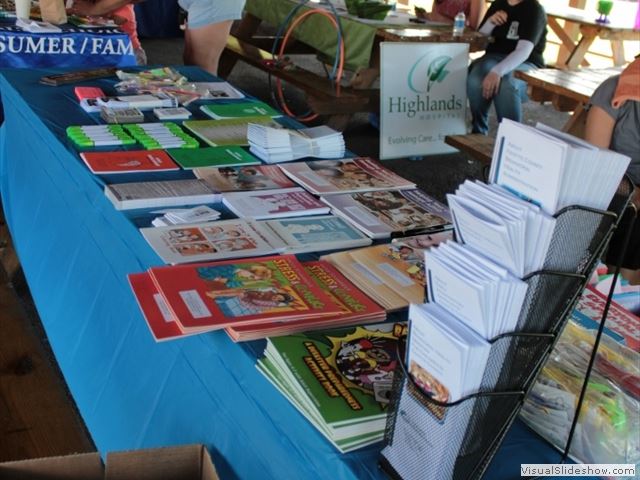 Table with Materials Set Out