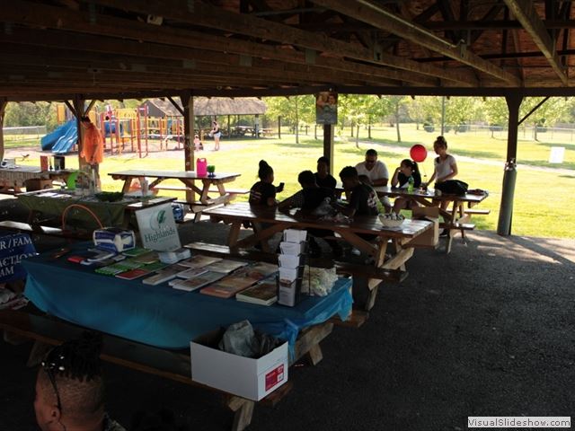 Tables Set Up in Park Shelter 1
