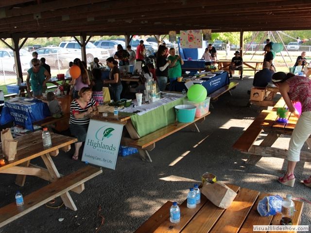 Tables Set Up in Park Shelter 4