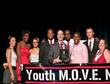 Youth Move Members with Award